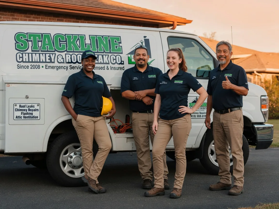 Chimney flashing repair company in La Rue, OH